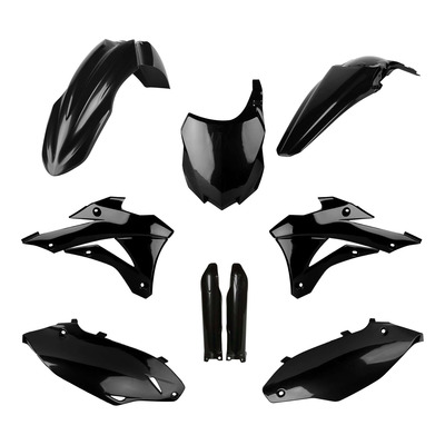Kit plastique complet Polisport type origine noir Kawasaki KX 250F 13-16