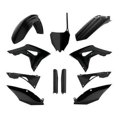Kit plastique complet Polisport type origine noir Honda CRF 450R 17-20