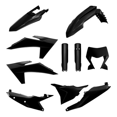 Kit plastique complet Polisport type origine noir KTM EXC 150 24-25