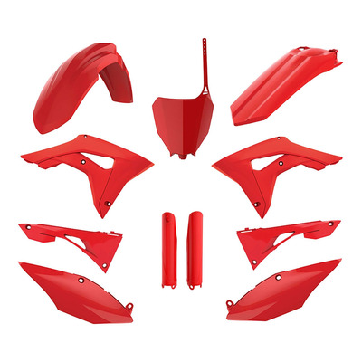 Kit plastique complet Polisport type origine rouge cr 2004 Honda CRF 450R 17-20