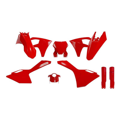 Kit Plastique Complet RTECH Rouge 7 Pièces pour Gasgas MC / MCF 2024