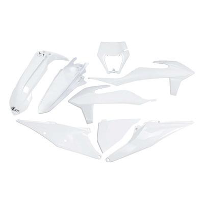 Kit plastique Ufo Blanc KTM EXC/EXCF 20-23