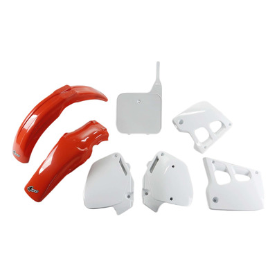 Kit plastique Ufo Blanc/Rouge CR 125/250cc 91-92