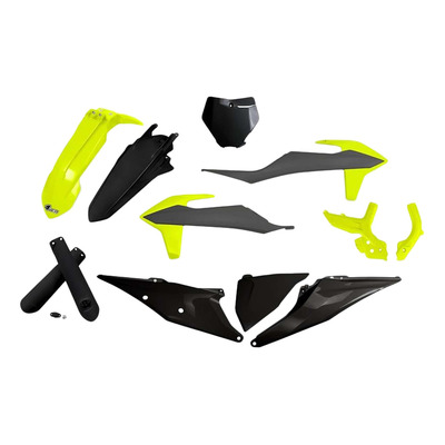 Kit plastique complet Ufo Gris/Noir/Jaune Fluo SX/SXF 19-22
