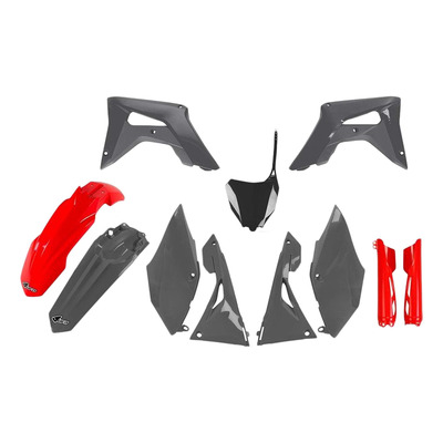 Kit plastique Ufo Gris/Noir/Rouge Honda CRF 18-21