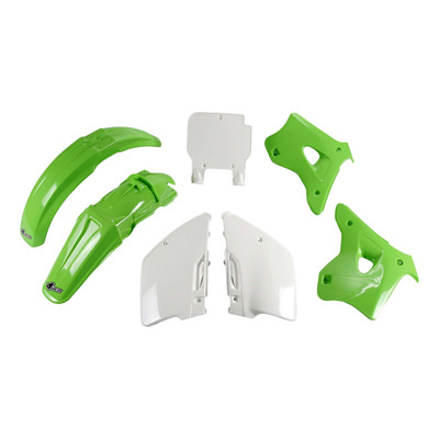 Kit plastique Ufo Vert/Blanc KX 125/250cc 94-95