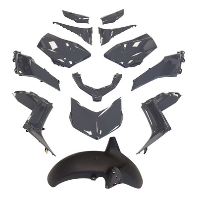 Kit plastique gris nardo 13 pièces Yamaha X-MAX 125 2023-24