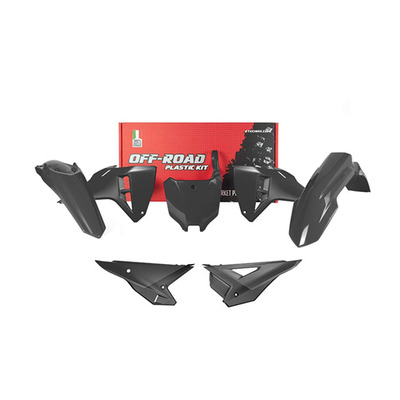 Kit plastique Noir 5 pièces RTECH Honda CRF 250 25-26