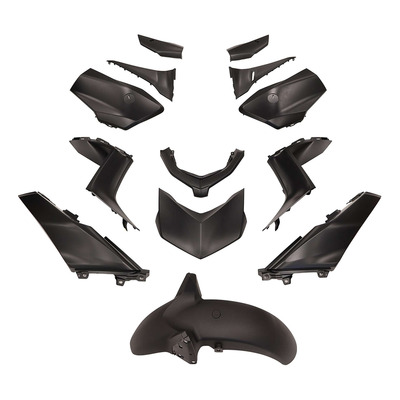 Kit plastique noir mat 13 pièces Yamaha X-MAX 125 2023-24