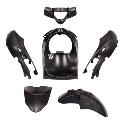 Kit plastique noir mat 6 pièces Piaggio Liberty 125 2015-23