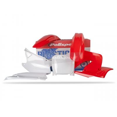Kit plastique Polisport Honda CR 250R 00-01 (rouge/blanc origine)