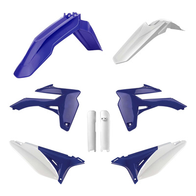 Kit Plastique POLISPORT MX Type Origine Bleu / Blanc pour Sherco SE / SEF 2016