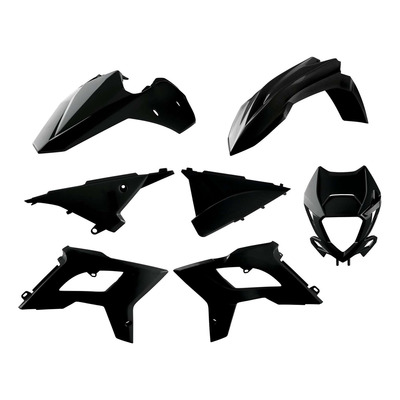Kit Plastique POLISPORT RESTYLING Édition 2022 Noir – Beta RR 2T / 4T 13-17