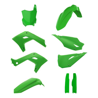 Kit Plastique Polisport Restyling Édition 2024 vert Kawasaki KX 250 03-08