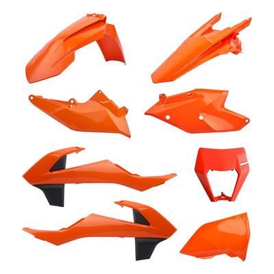 Kit Plastique Standard POLISPORT Type Origine Orange – KTM EXC / EXCF 17-19