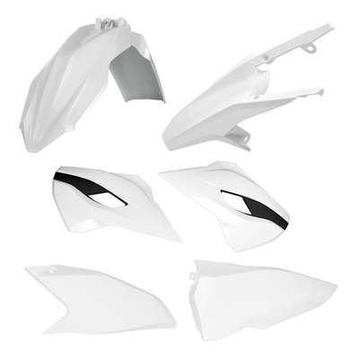 Kit plastique Polisport type origine blanc Husqvarna FE 450 14-16