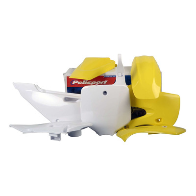 Kit plastique Polisport type origine jaune / blanc Suzuki RM 65 03-05