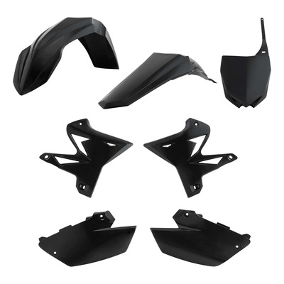 Kit Plastique Restylé ACERBIS Type Origine Noir - Yamaha 125 / 250 YZ 02-14