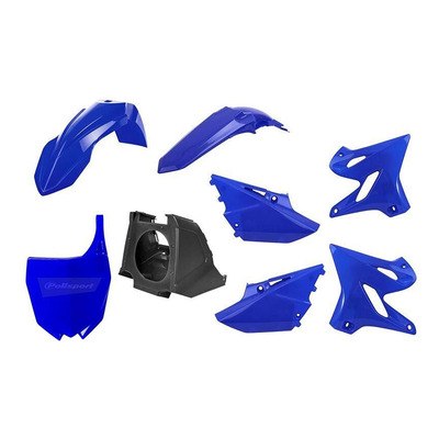 Kit plastique restylé Polisport bleu pour YZ 02-21