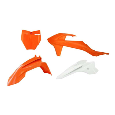 Kit plastique Rtech - KTM SX 50cc 16-23 - Orange/Blanc