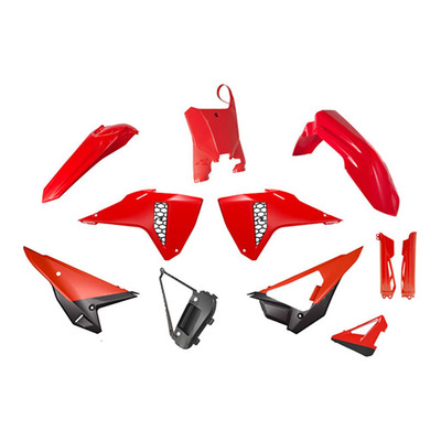 Kit plastique RTECH Revolution Rouge 5 pièces Honda CRF 25-27