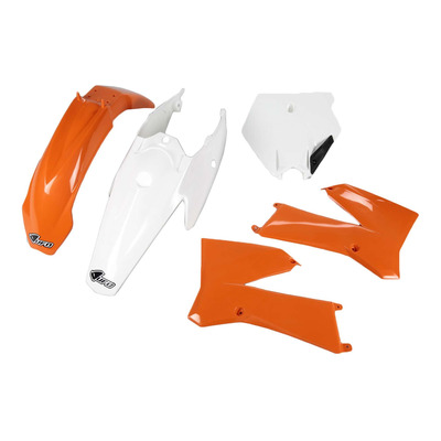 Kit plastique UFO KTM 85 SX 11-12 orange/blanc (couleur origine)