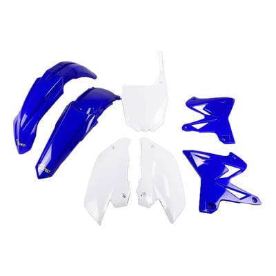 Kit plastique UFO Yamaha 125 YZ 03-14 bleu/blanc (restylé YZ-F couleur origine)