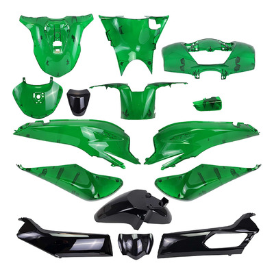 Kit plastique vert transparent 15 pièces Honda SH 125 2020-24
