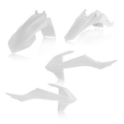 Kit plastique Acerbis KTM 65 SX 16-23 Blanc Brillant