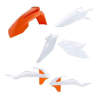 Kit plastiques Acerbis KTM 85 SX 19-20 (blanc2)/orange (couleur origine 20)