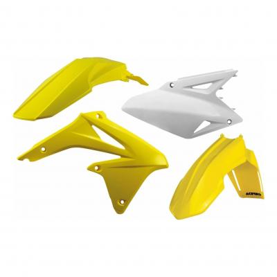 Kit plastiques Acerbis Suzuki 450 RM-Z 08-17 jaune/blanc (réplica 08)
