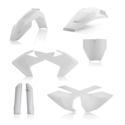Kit plastique complet Acerbis Husqvarna 125 TC 16-18 Blanc Brillant
