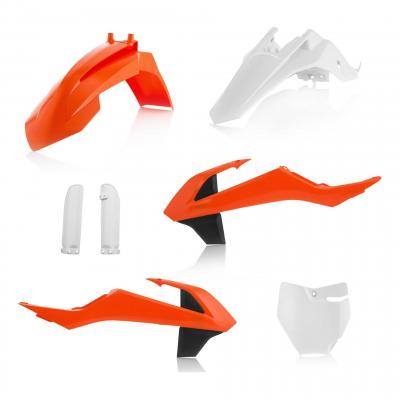 Kit plastiques complet Acerbis KTM 65 SX 16-21 orange/noir/blanc (réplica 18)