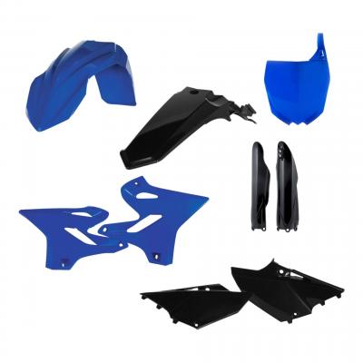 Kit plastique complet Acerbis Yamaha 250 YZ 15-21 Noir/Bleu Brillant
