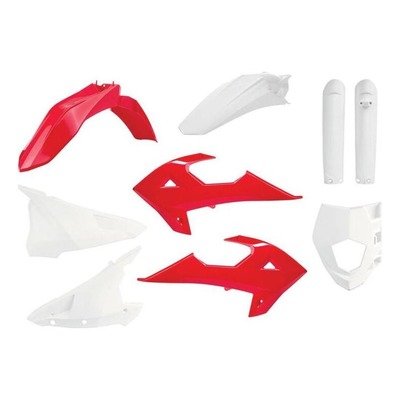 Kit plastiques complet Polisport pour Gas Gas EC 200 Racing 18-22 rouge/blanc