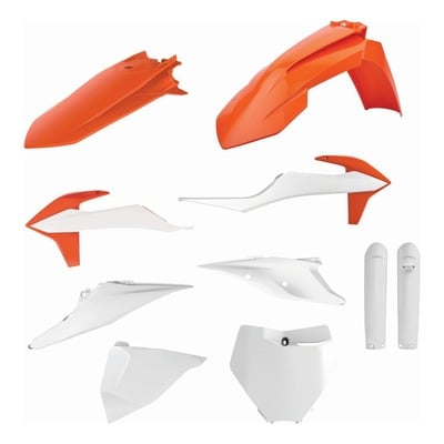 Kit plastiques complet Polisport pour KTM 125 SX 19-22 orange