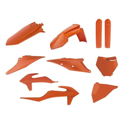 Kit plastiques complet Polisport pour KTM 125 SX 19-22 orange origine