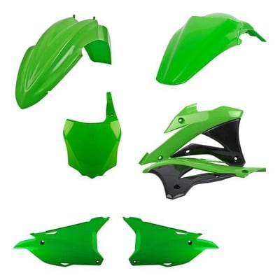 Kit plastiques Polisport pour Kawasaki KX 85 14-22 vert-noir