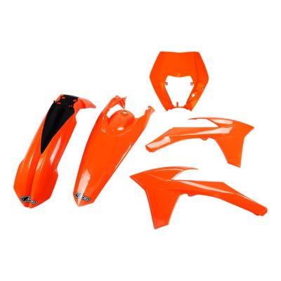 Kit plastiques UFO KTM 250 EXC 12-13 orange (orange KTM 98-19)