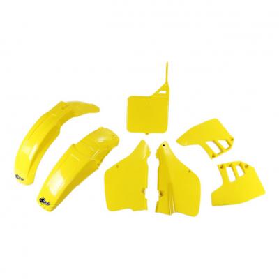 Kit plastiques UFO Suzuki 250 RM 89-91 jaune (couleur OEM)