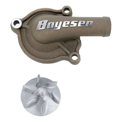 Kit pompe à eau gros débit et carter Boyesen Supercooler Magnésium - Honda CRF 450cc 09-16