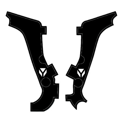 Kit protection de cadre YCF - modèle Factory SP depuis 2013 - Noir