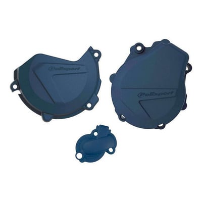 Kit protections de carter complet Polisport Bleu - Husqvarna FE 450/501cc 17-23
