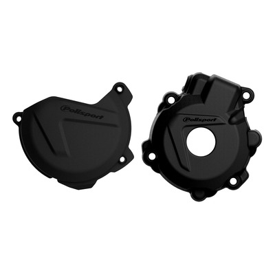 Kit protections de carters d’allumage et d’embrayage Polisport noir KTM EXC-F 250 14-16
