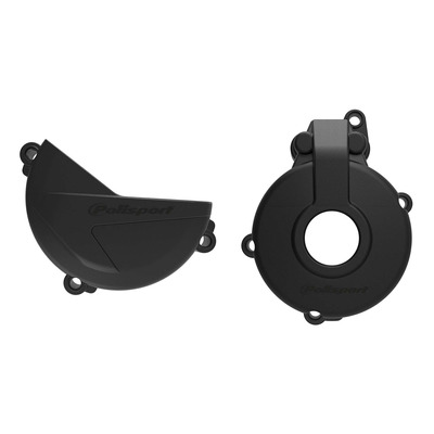 Kit protections de carters + pompe à eau complet Polisport noir Sherco SEF 250 14-23