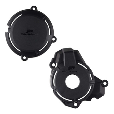 Kit protections moteur Polisport noir Sherco SEF 300 24-26