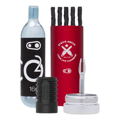 Kit réparation Tubeless Crankbrothers Cigar Tool Stevie Smith rouge