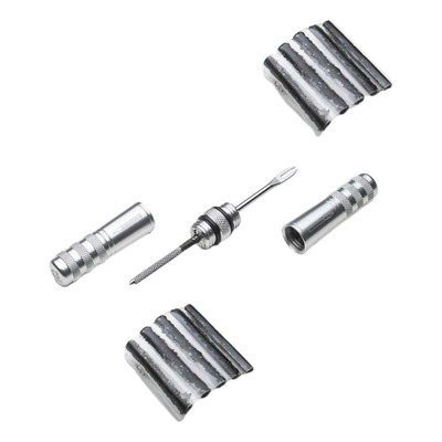 Kit réparation Tubeless Parts 8.3 Light argent - 10 mèches et outils