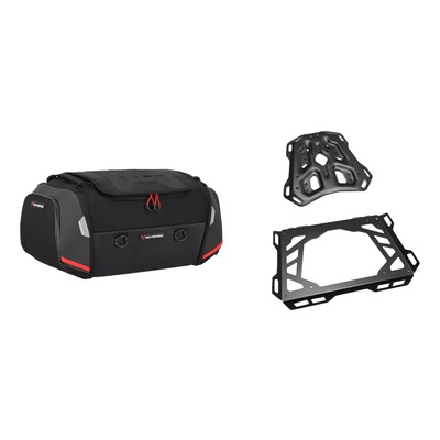 Kit sacoche de selle SW-Motech Rackpack + porte-bagages + extension Honda CRF1000L Africa Twin 16-20