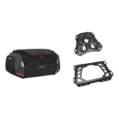 Kit sacoche de selle SW-Motech Rackpack + porte-bagages + extension CF Moto 800 MT 22-23